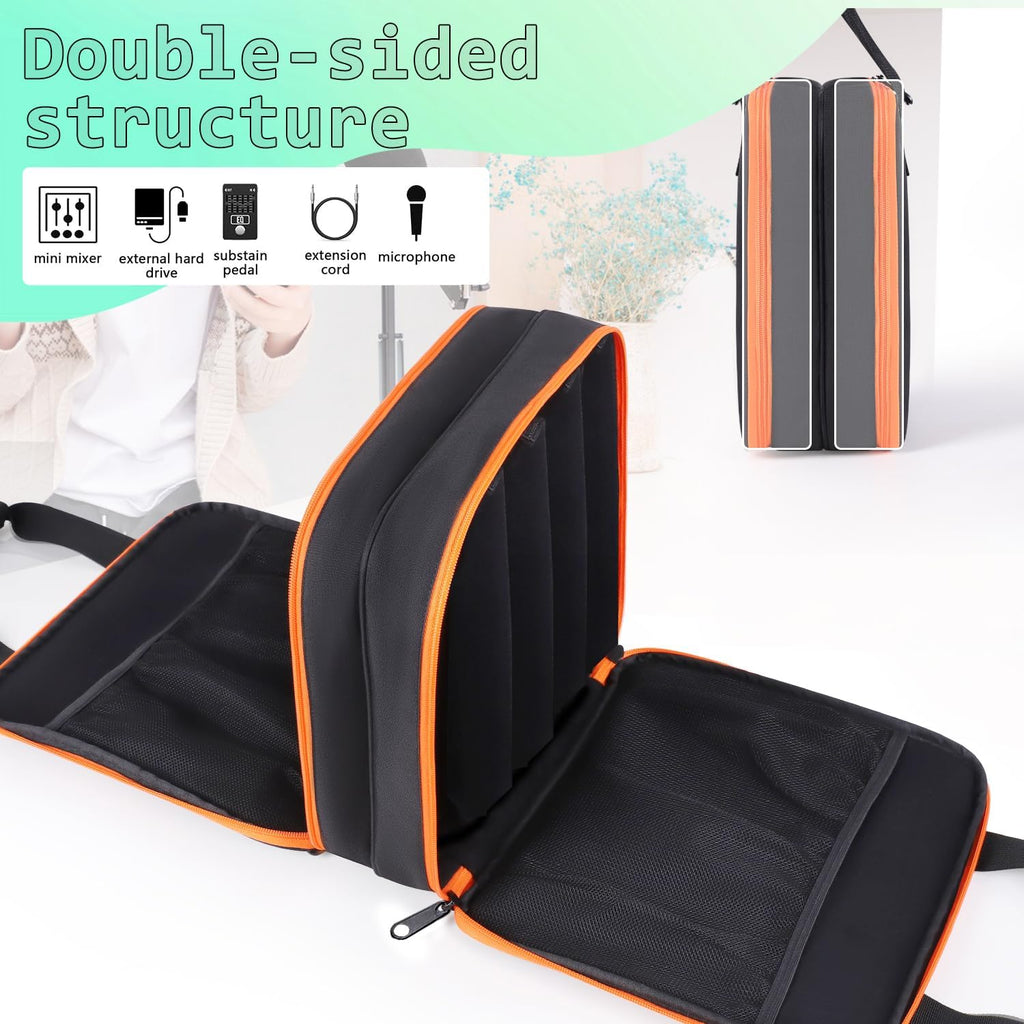 Microphone Case,Wireless Microphone Bag,Portable Storage Case