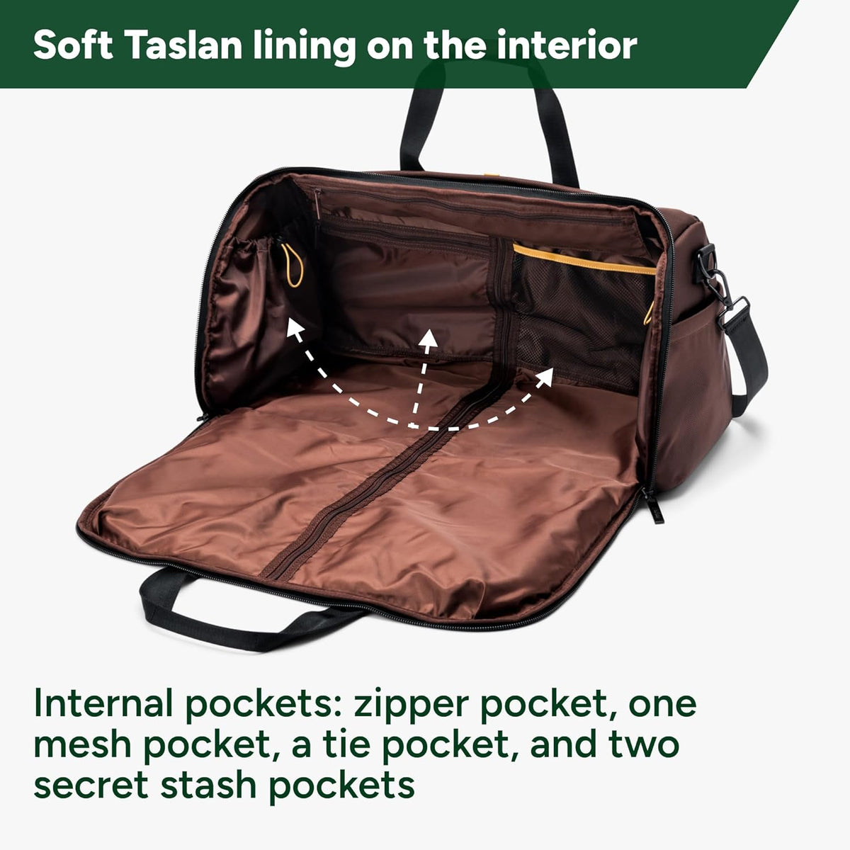 Halfday Convertible 2-in-1 Premium Garment Duffel 45L Weekender, Port
