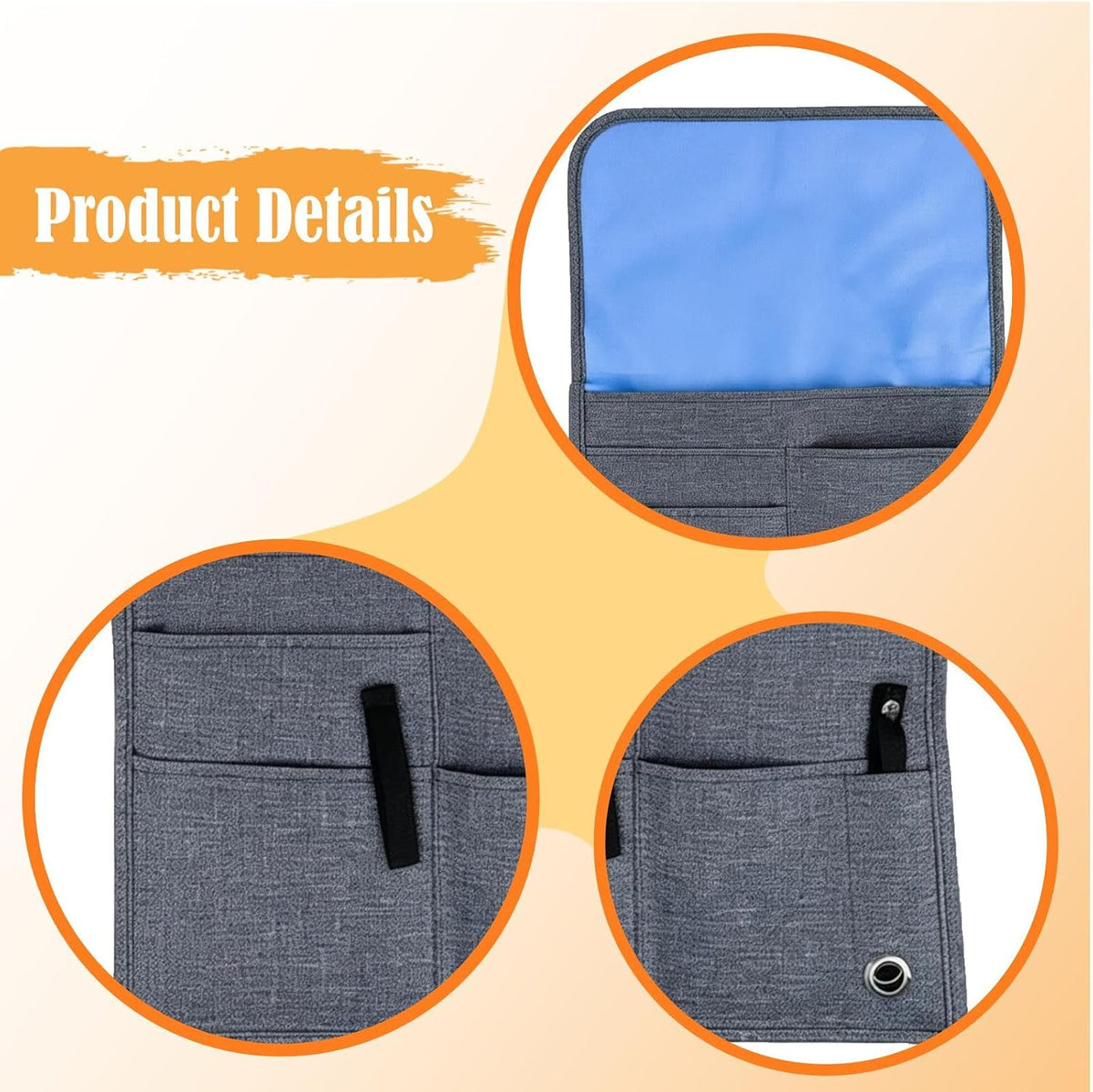 Airplane Seatback Organizer Travel Essential for Personal Items Magazines