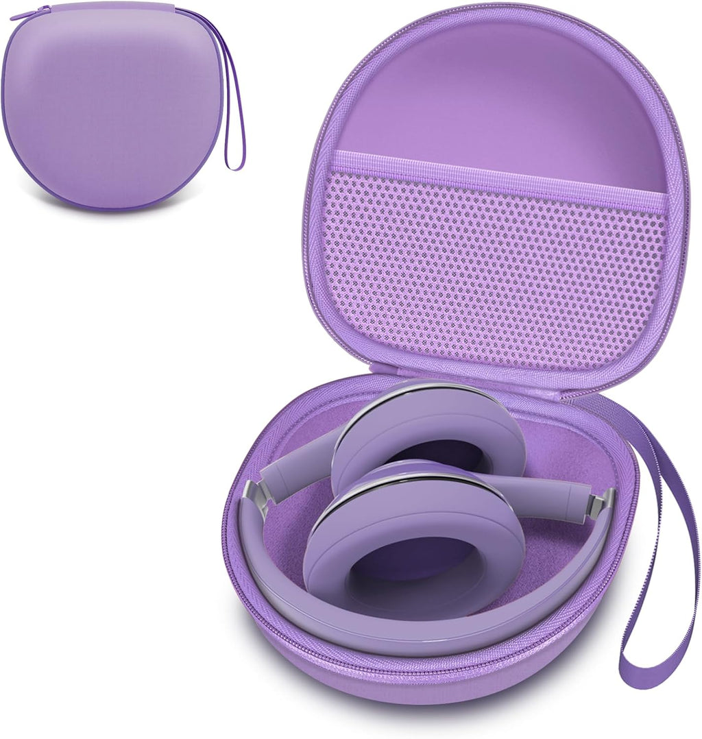 Headphone Headset Case for Folding Headphone, Deep Purple
