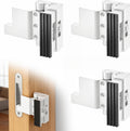 Portable Door Lock, Door Reinforcement Lock-No Drilling(White-3PCS)
