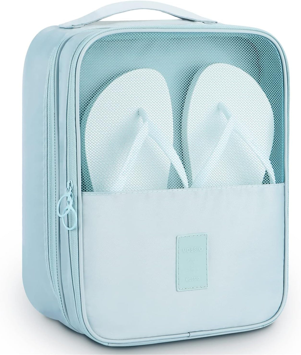Mossio Shoe Bag Holds 3 Pair of Shoes for Travel and Daily Use Storage Pouch