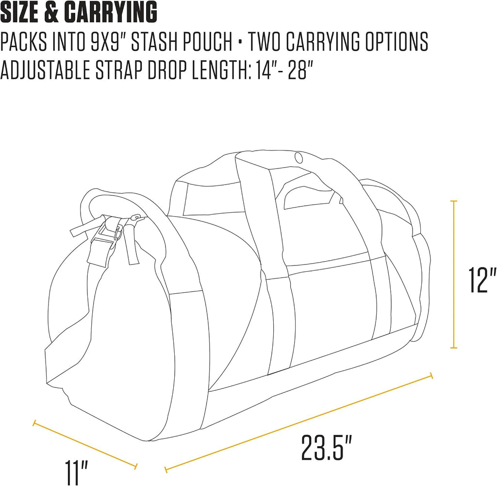 Carhartt Classic 40L Round Duffel Early Fog