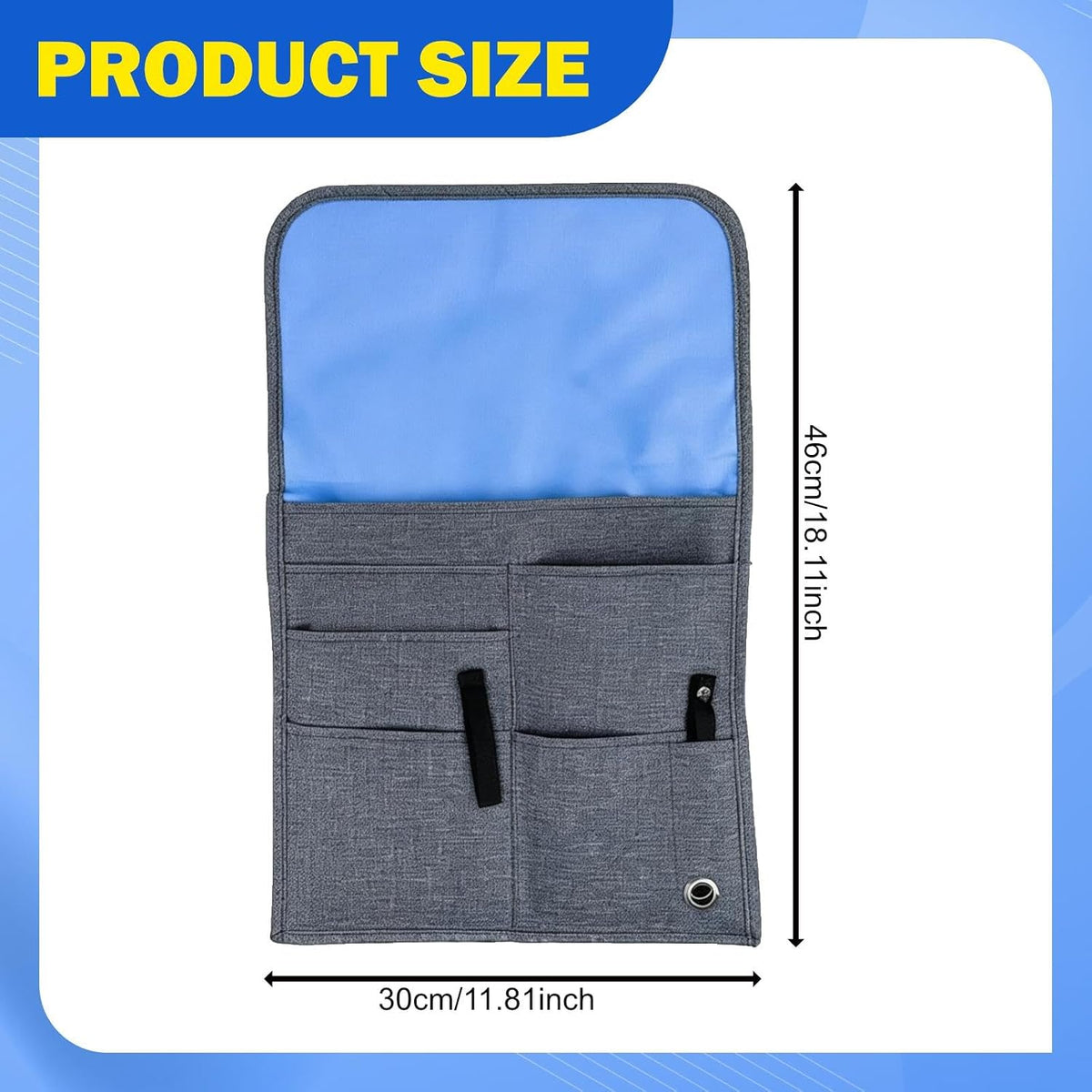 Airplane Seatback Organizer Travel Essential for Personal Items Magazines