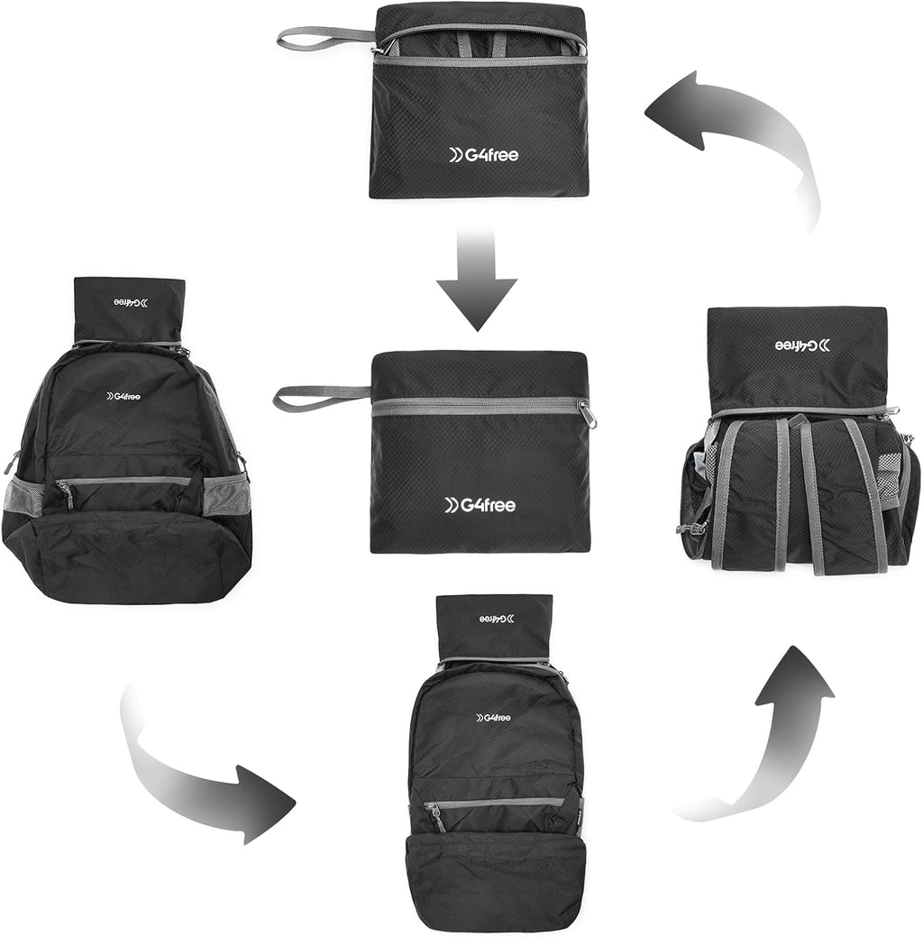 G4Free 30L Packable Travel Hiking Backpack for Men Women