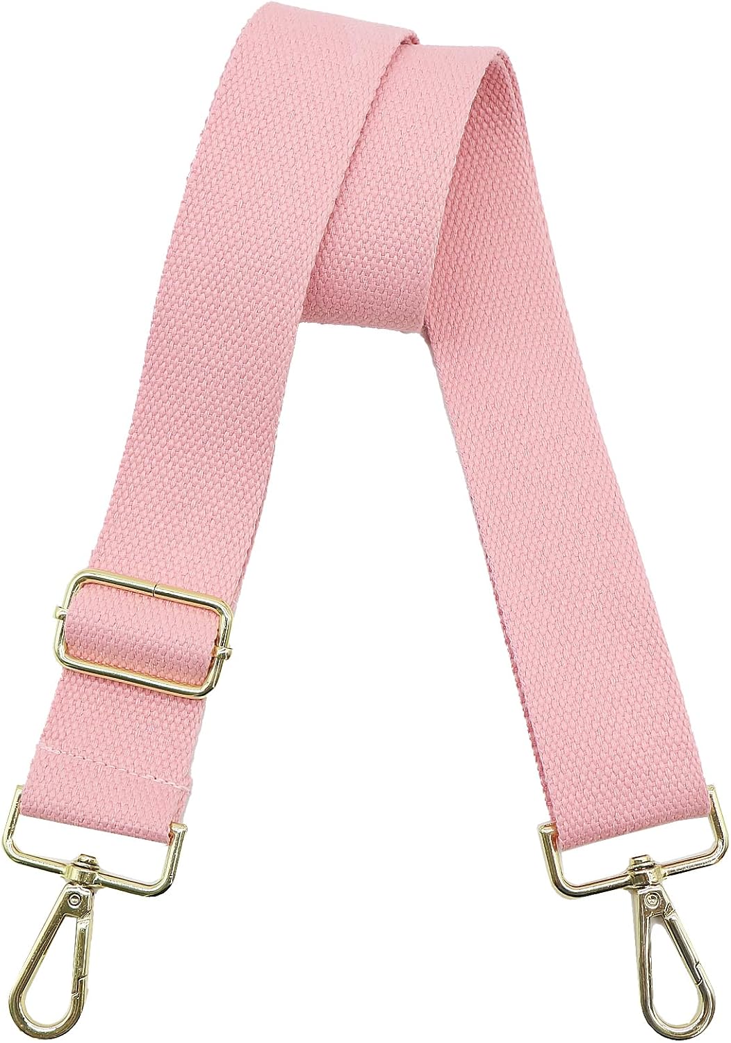 LEMEDE Purse Strap, Extra-Long 55" Adjustable Duffle Bag Shoulder Straps – Replacement for Crossbody, Messenger, Handbags & Travel Luggage Bags(Pink Bag Strap)