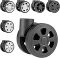 Wheels for Rimowa Trunk, 2 Pack Replacement Kit for Luggage(50mm-Silver-Sector)