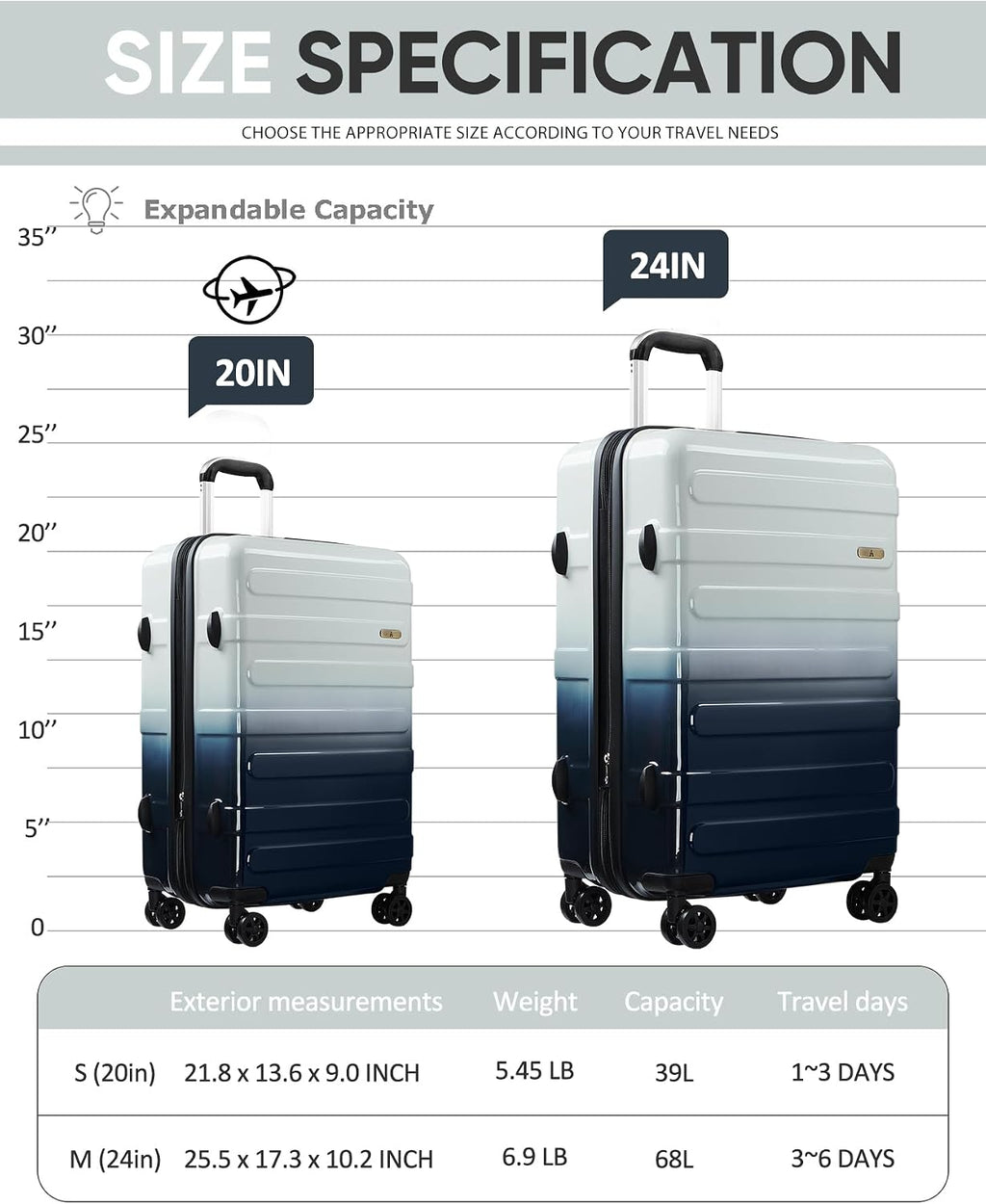 Tolino Large 27 In Checked Luggage Hardside Suitcase with Wheels