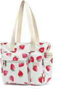 Women Tote Bag With Muti-Pockets,Lightweight Shoulder Bag,Large Capacity Handbag for Travel, Work, Gym