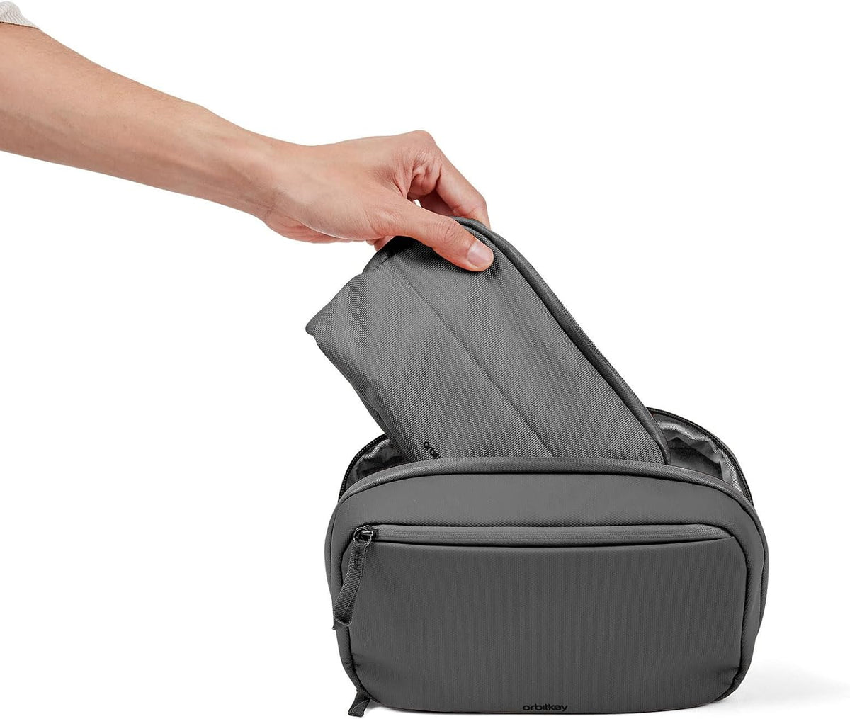 Orbitkey 2-in-1 Tech Accessory Pouch - Graphite