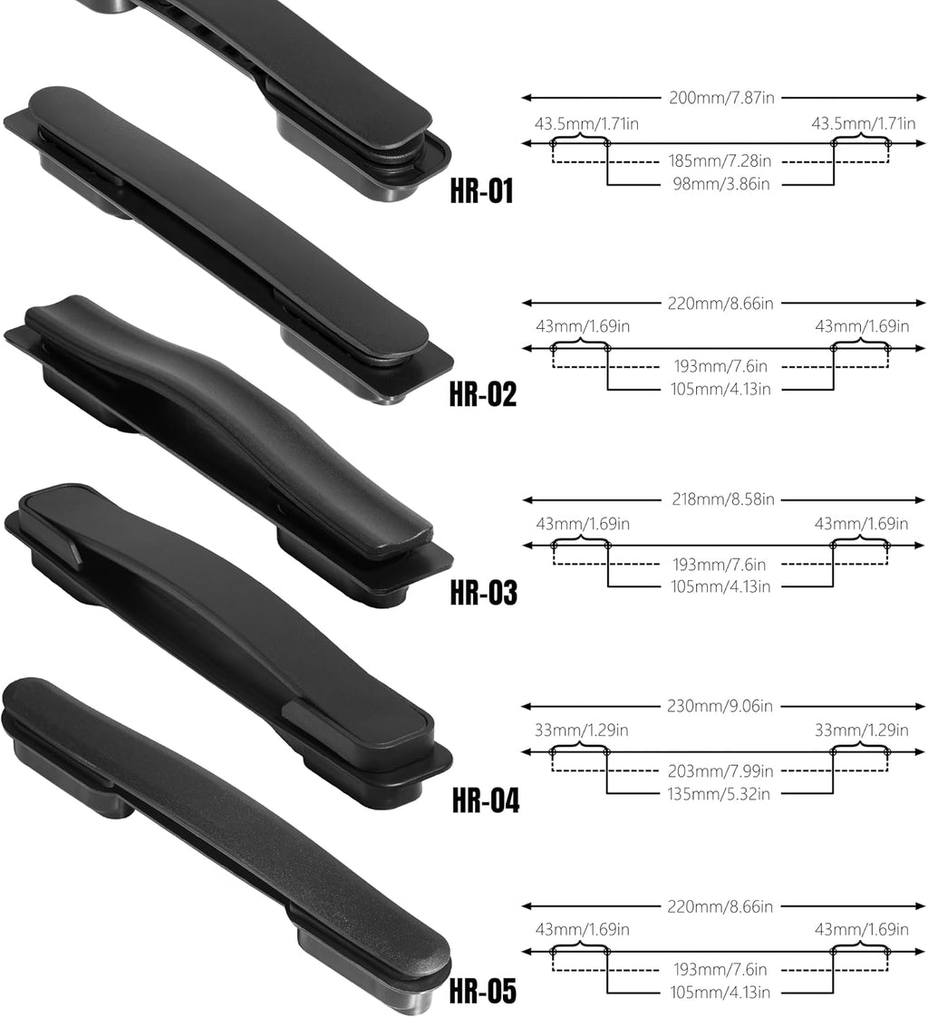 Luggage Handle 220mm Durable Spare Replacement Luggage Grip Carry Strap（HR-02N）