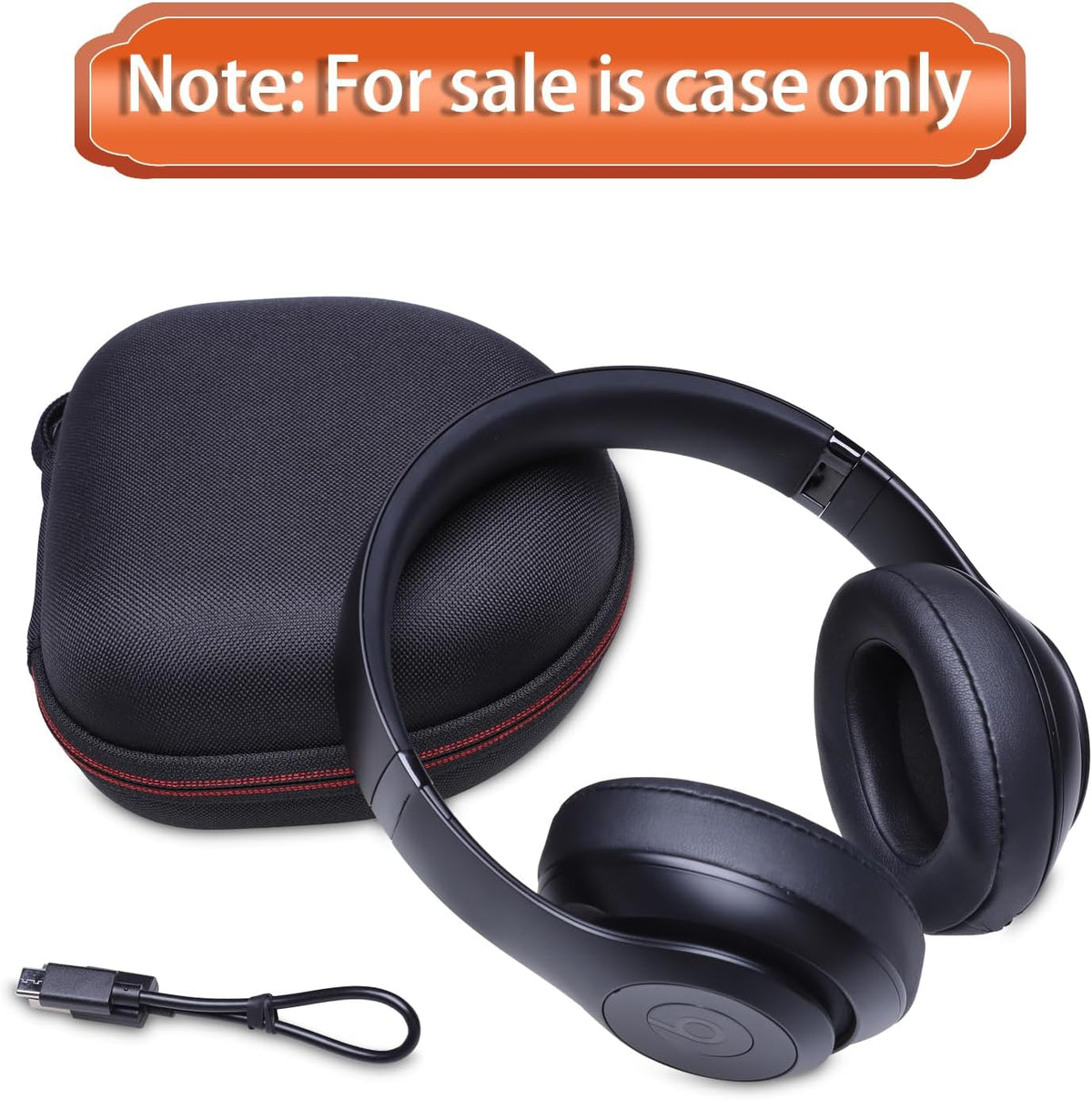 Headphone Headset Case for Folding Headphone, Deep Purple