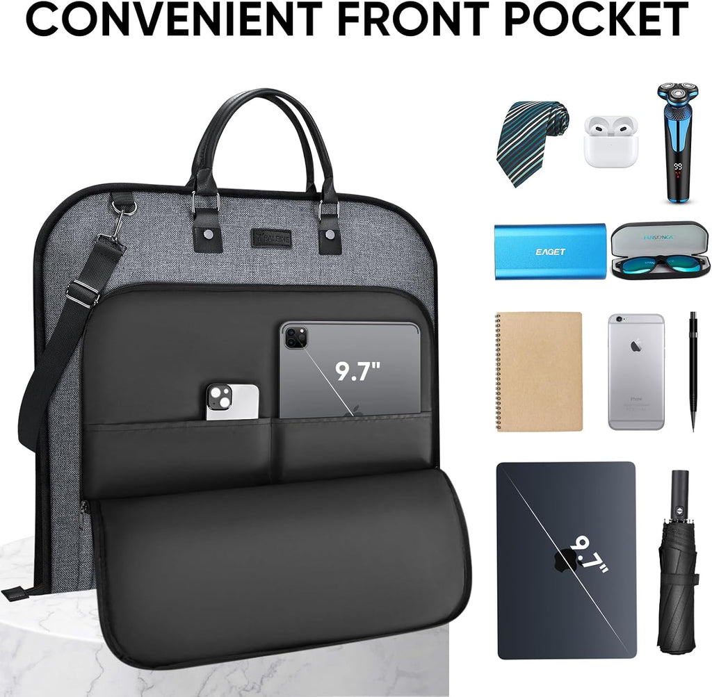 BALEINE Garment Bags for Travel, Water Resistant Carry on Suit Bag