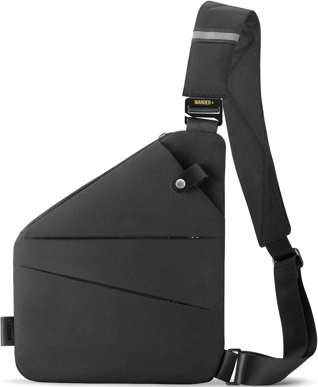 WANDER+® Anti Theft Crossbody Travel Bag for Women Men, Multi-Pocket Crossbody Bag, Slim Sling Bag