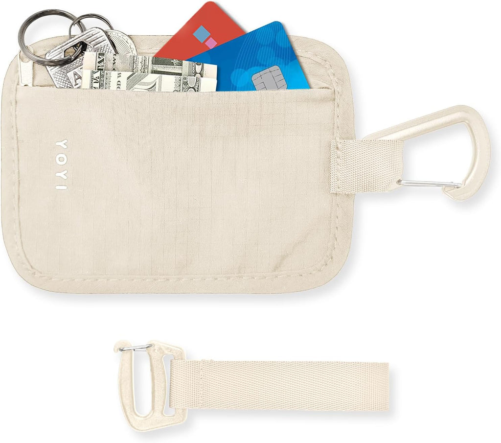 YOYI YOYI RFID Blocking Hidden Stash Clip, Travel Wallet Water-Repellent