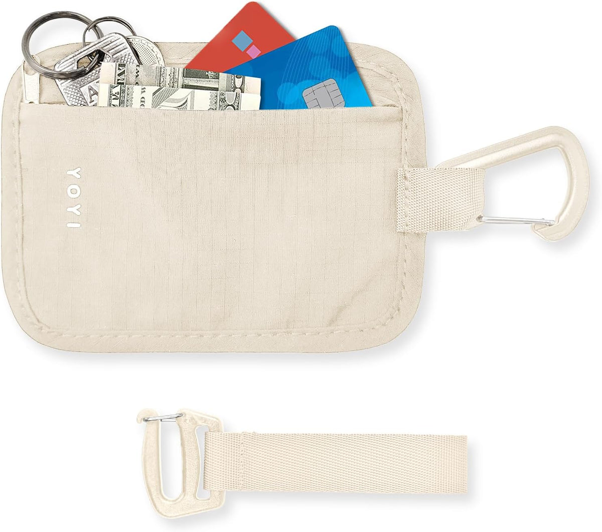YOYI YOYI RFID Blocking Hidden Stash Clip, Travel Wallet Water-Repellent