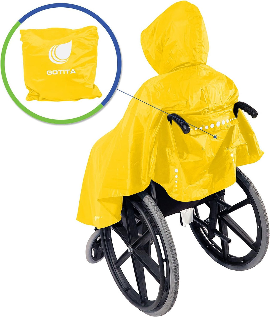 – Waterproof Poncho for wheelchairs – Universal Raincoat – Italian design