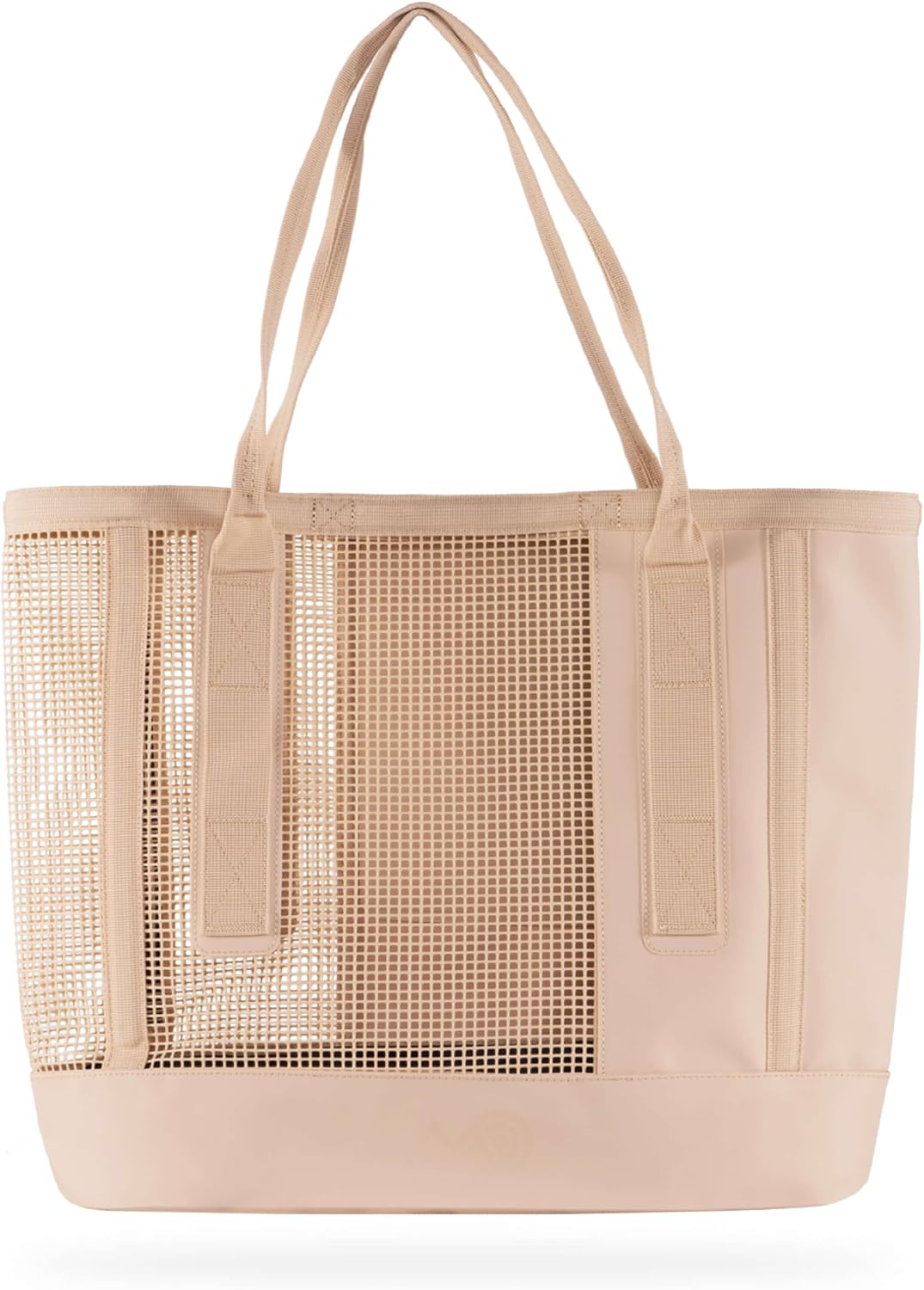 MISSION Outdoor Cassi Lightweight Beach Tote Bag with Waterproof Bottom and Coated Mesh for Beach Boat Pool Sports