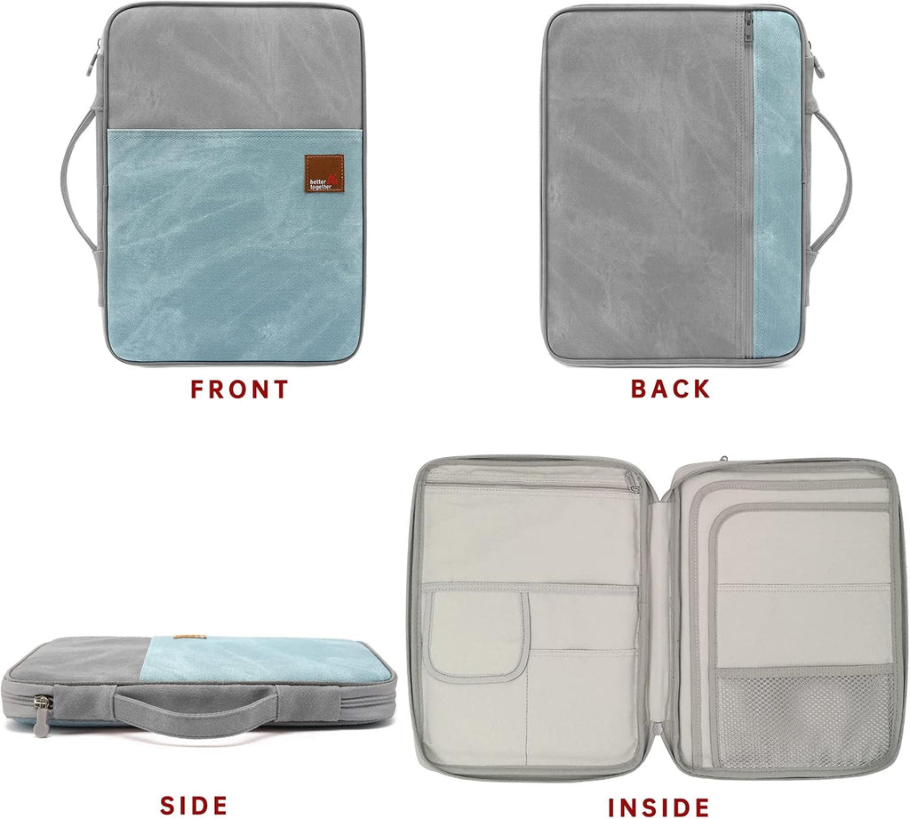 Lanola A4 Document Bags Portfolio Waterproof Business File Holder Travel Gear Organizer Electronics Accessories Bag
