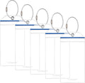 Wisdompro 5 Pack Cruise Luggage Tag Holder for Carnival, Princess, NCL, MSC