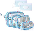 6 PCS Set TPU Diaper Bag Organizer Pouches & Wipe Dispenser, Rainbow