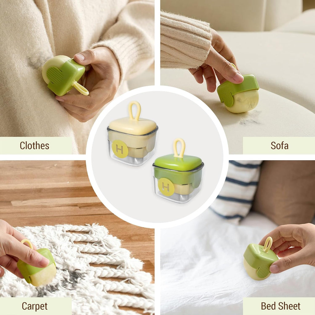 Mini Lint Roller Reusable Washable Sticky Pet Hair Remover