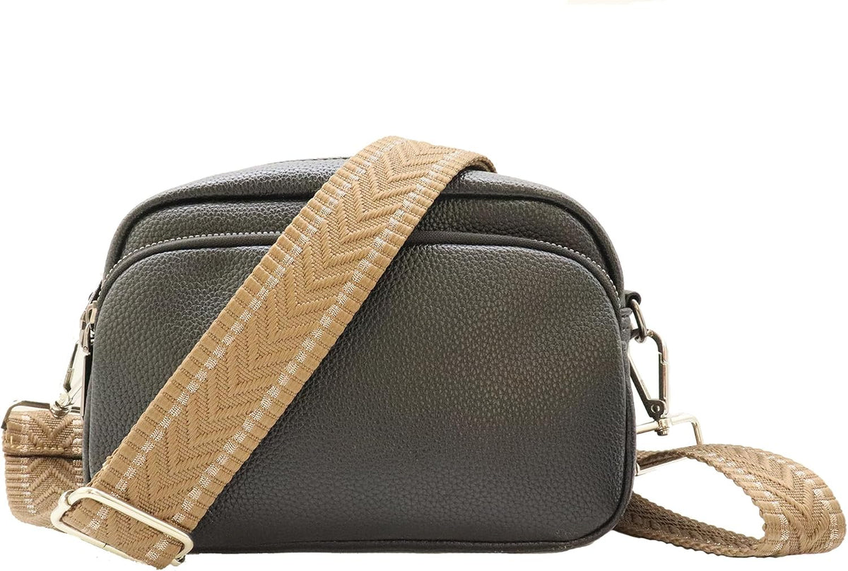 Black Hardware Purse Strap Adjustable Replacement Belts Wide Bag Straps for Canvas Crossbody Purses Messenger Bags Shoulder Handbags…
