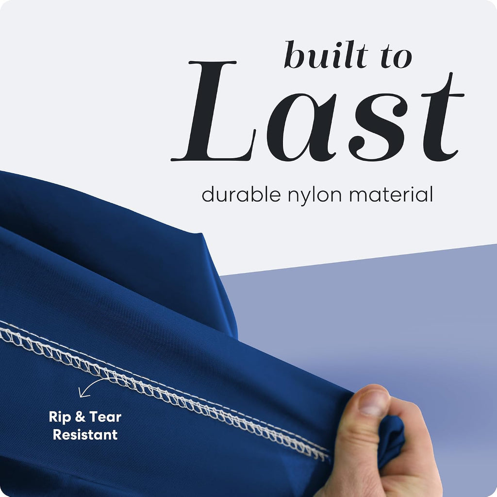 Handy Laundry Bags Nylon Extra Large - Heavy Duty - 2-Pack, Navy Blue