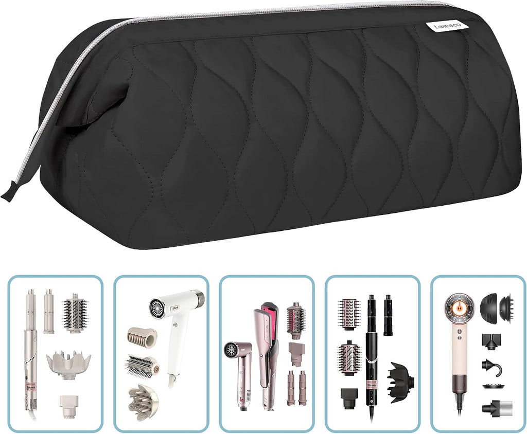 Lexeeco Dyson Airwrap Travel Case for Shark Flex Style Fusion Hair Dryer
