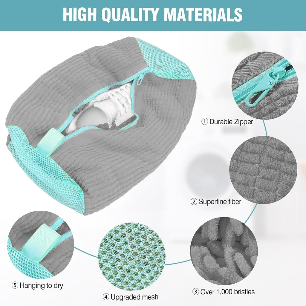 Shoe Washing Machine Bag, Shoe Laundry Bag for Washer and Dryer