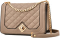 Travistar Crossbody Bags for Women Small Handbags PU Leather Shoulder Bag Purse Evening Bag Quilted Satchels with Chain Strap