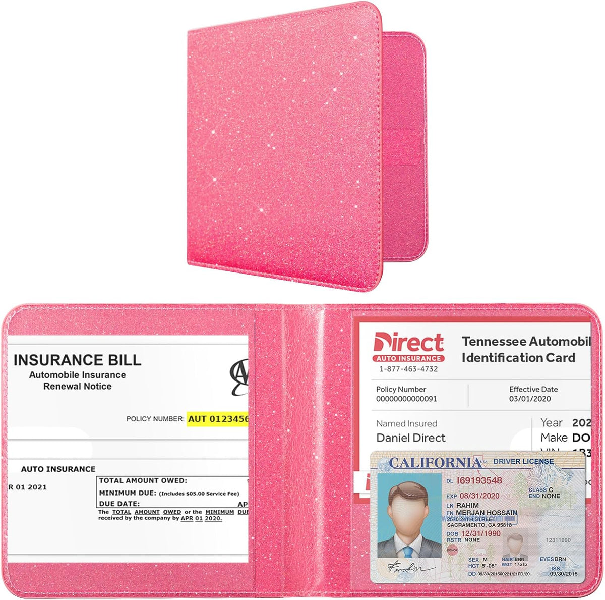 CoBak Car Registration and Insurance Holder for Men and Women