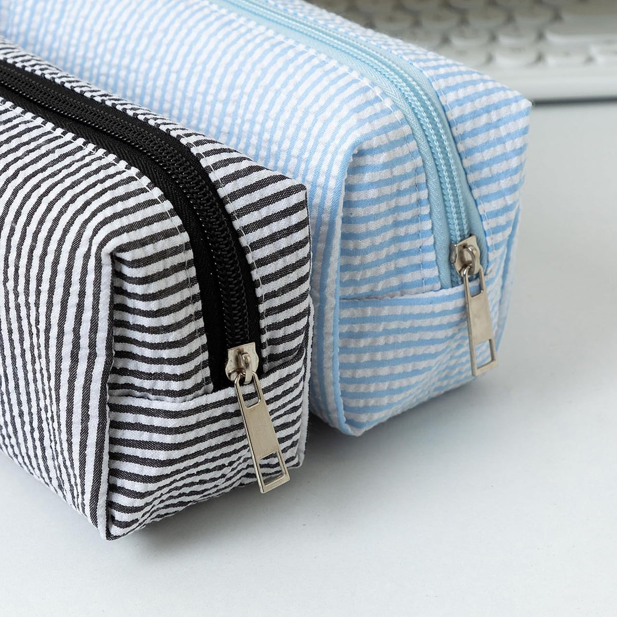 Cute Pencil Case Capacity Pencil Pouch Aesthetic Pen Bag Office Stationery Organizer Simple Sturdy Multifunctional Cosmetic Pouch (pink)