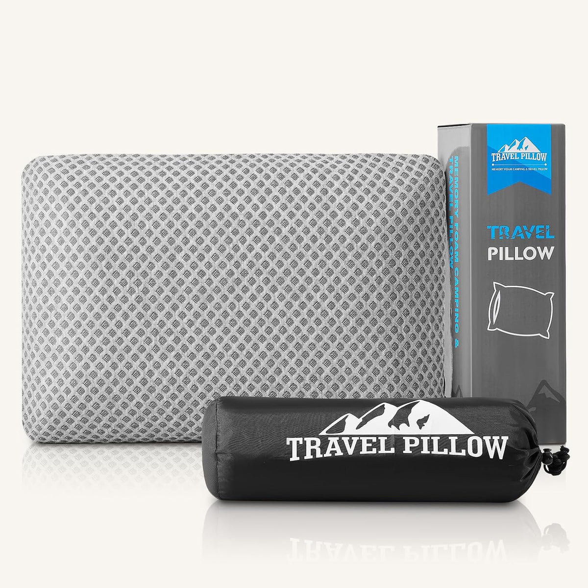 Travel Pillow Memory Foam Pillows, Camping Pillow