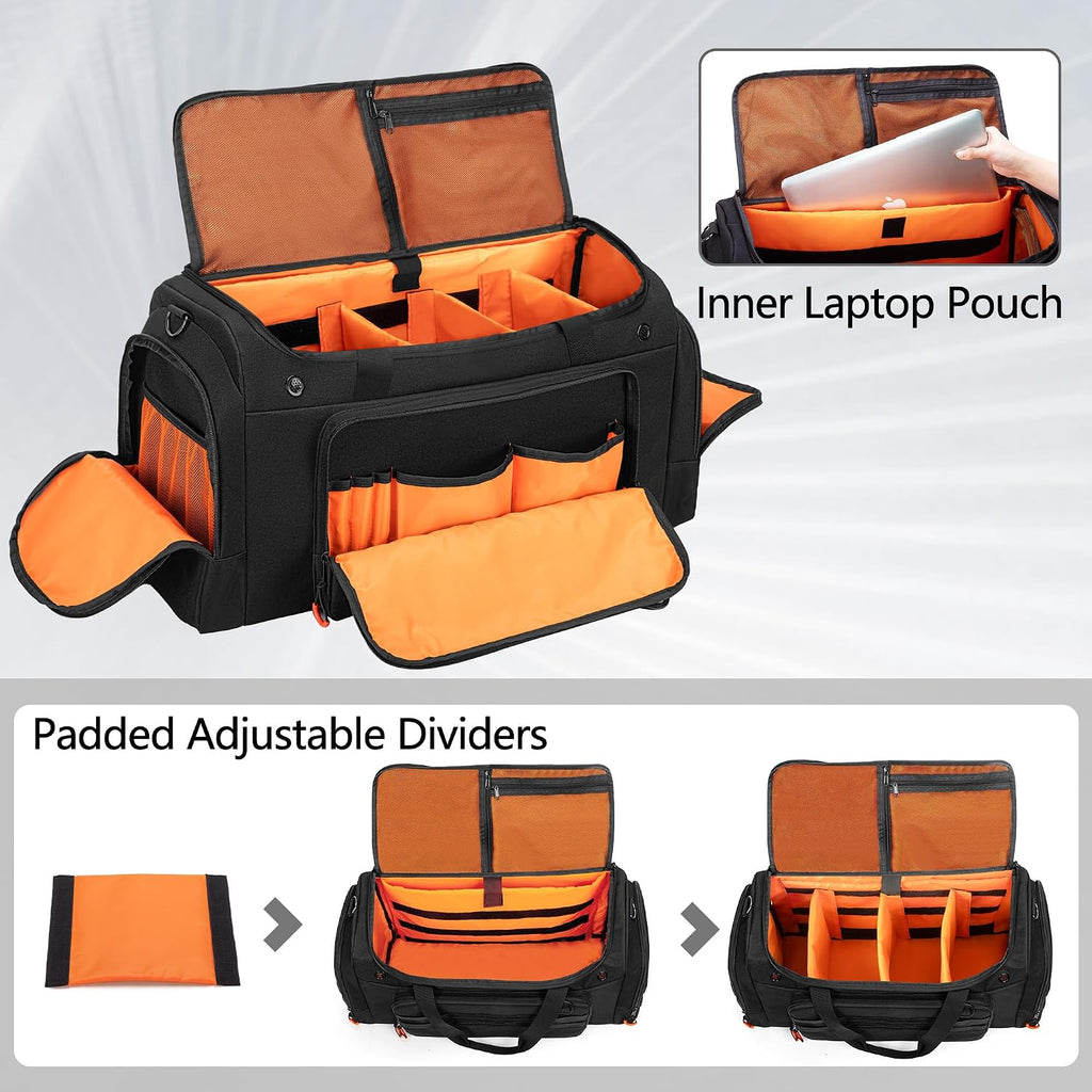 DSLEAF Tactical Sneaker Duffle Bag, Sneaker Travel Bag for 4 Pairs of Shoes
