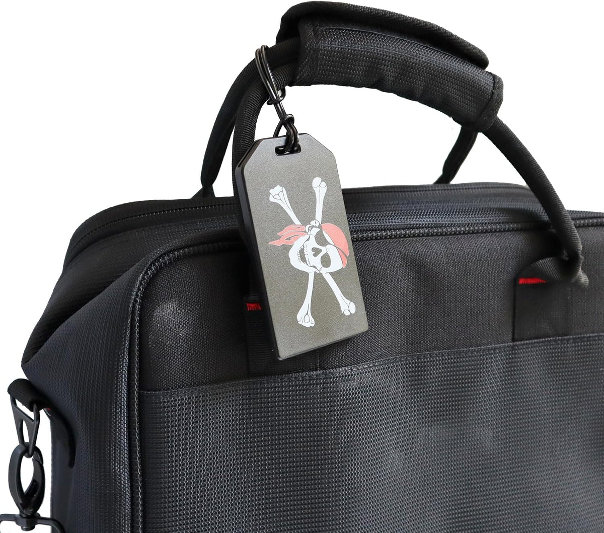 Specialist ID 10 Pack - 6 Inch Premium Black Plastic Luggage Tag Loops - Plastic Straps for Bag Tags - Worm Loop Attachment Holders