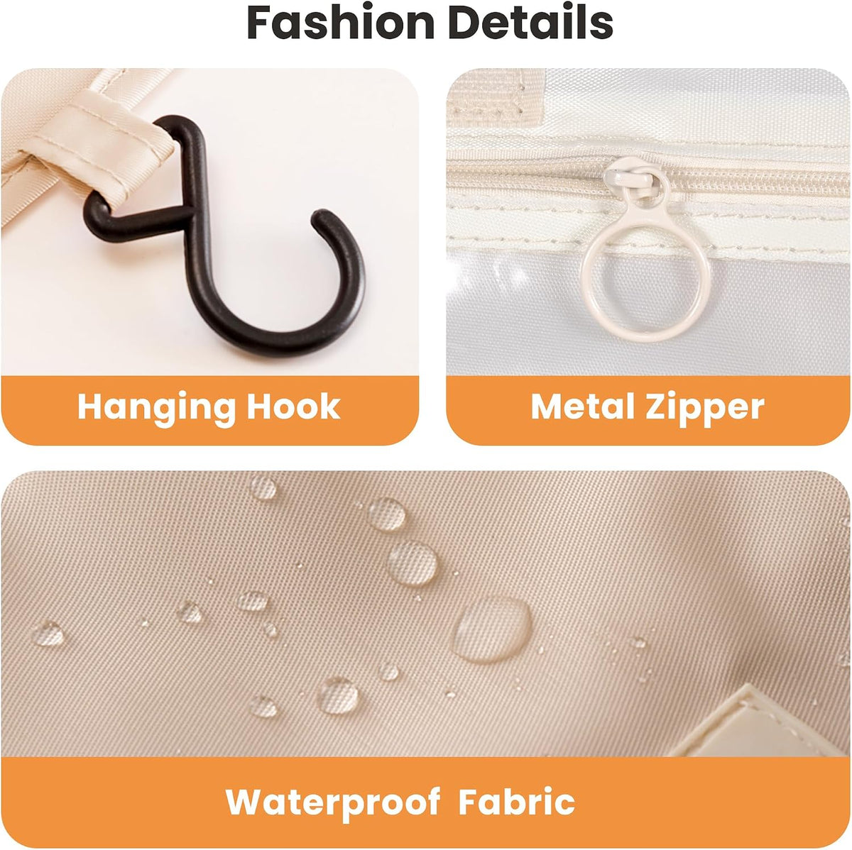 Portable Hanging Toiletry Bag for Travel,Small Multifunctional Makeup Cosmetic Bag for Women,Waterproof Travel Toiletries Organizer,Shower Bathroom Pouch with Hook for Gym,Camping - Pink Cherry