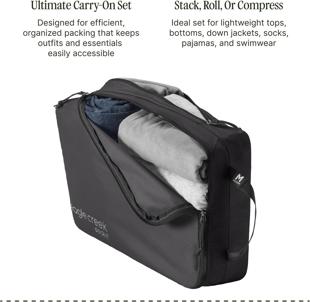Eagle Creek Pack-It Isolate Carry-On Set, Black
