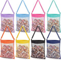 VioraWhite 8 Pcs Mesh Shell Bags Beach, Mixed Color