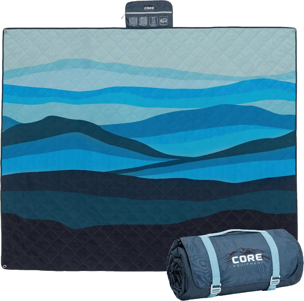CORE Staydown Multipurpose Outdoor Blanket with Weighted Border