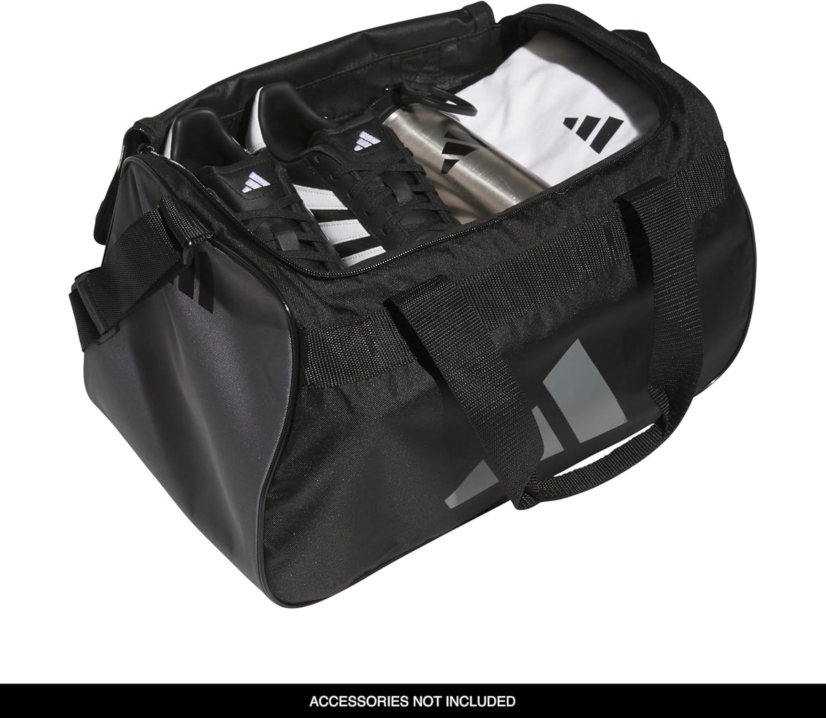 adidas Power Gym Bag – Lightweight Small Duffel, Black/Grey Four, OSFA
