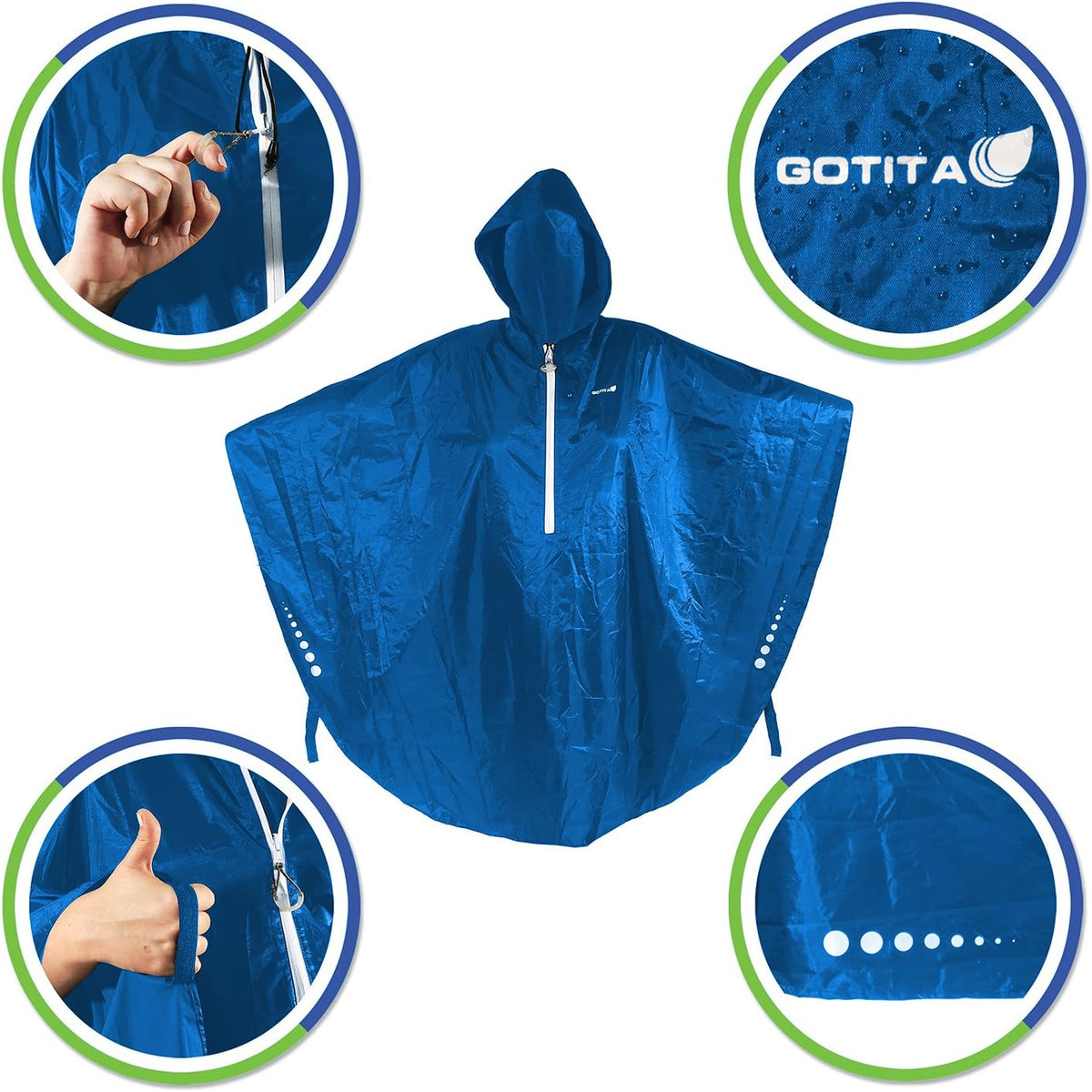 – Waterproof Poncho for wheelchairs – Universal Raincoat – Italian design