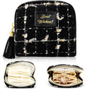 Travel Jewelry Case for Women, Portable Pouch Bags Velvet Organizer