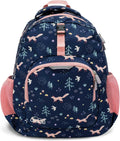 JAN & JUL Xplorer Kids' Backpack for School (Navy Forest, One Size)
