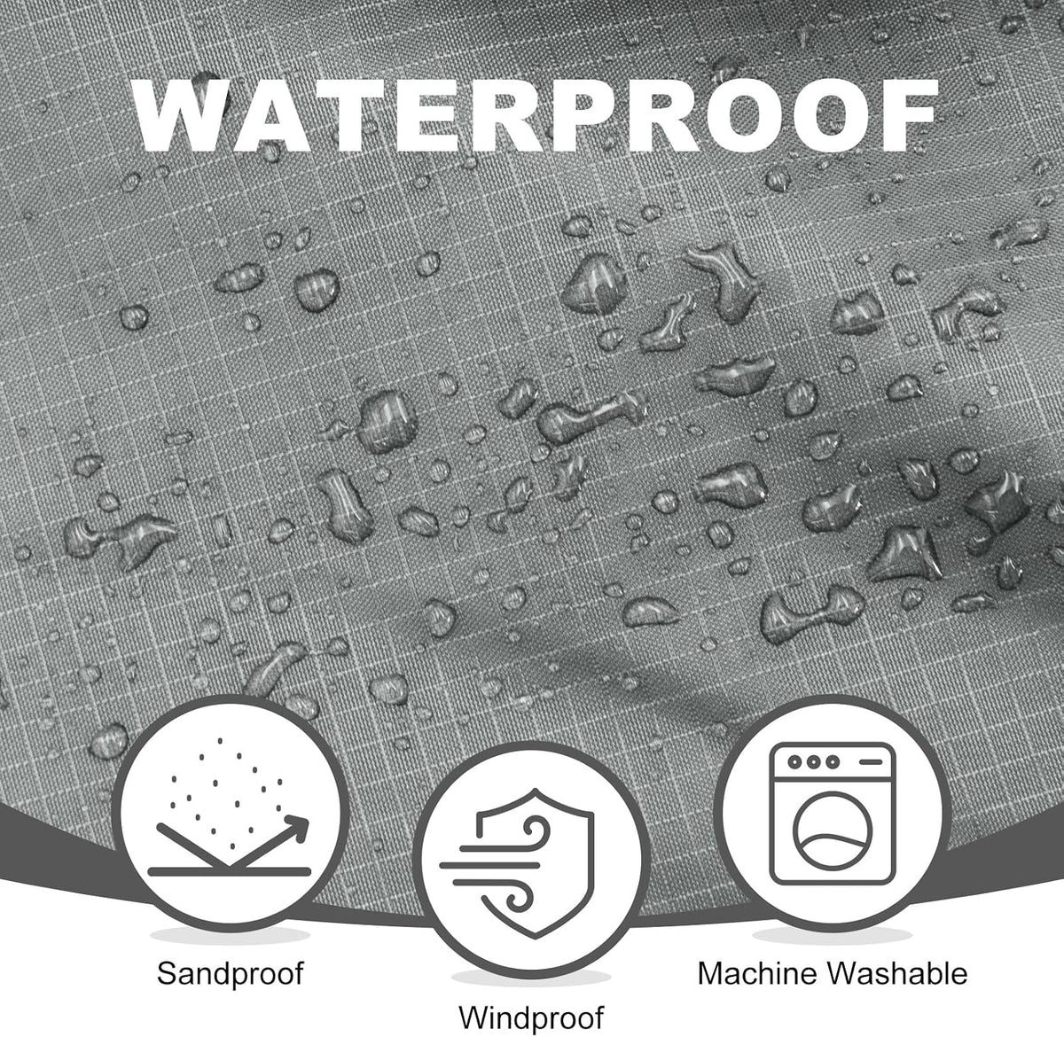 Large Waterproof Outdoor Stadium Blanket 80"x 58"