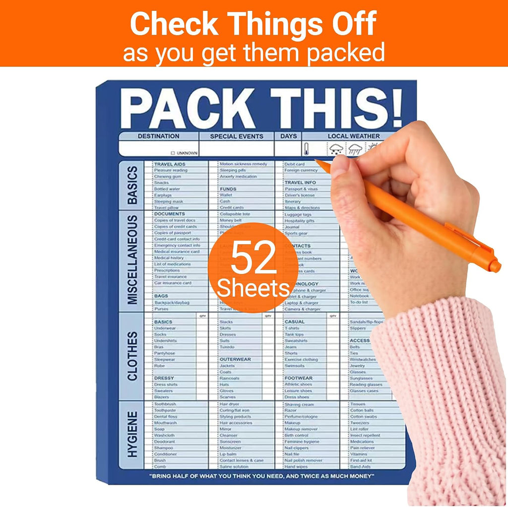 Travel & Flight Kit: Electronics Organizer Travel Case, Hanging Toiletry Bag, 52 Sheets Travel Packing Checklist, Footrest Hammocks, Flight Phone Holder, 5 pairs ear plugs & Weekly Pill Organizer