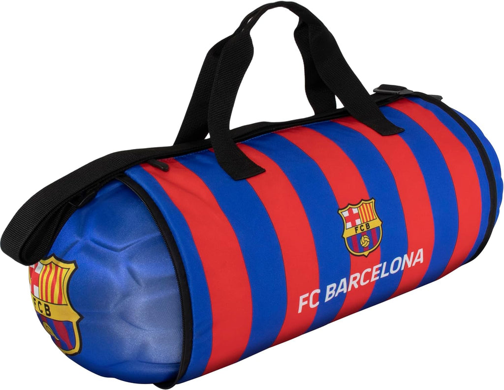 Official FC Barcelona Duffel Bag for Sports/Soccer – Foldable/Extendable