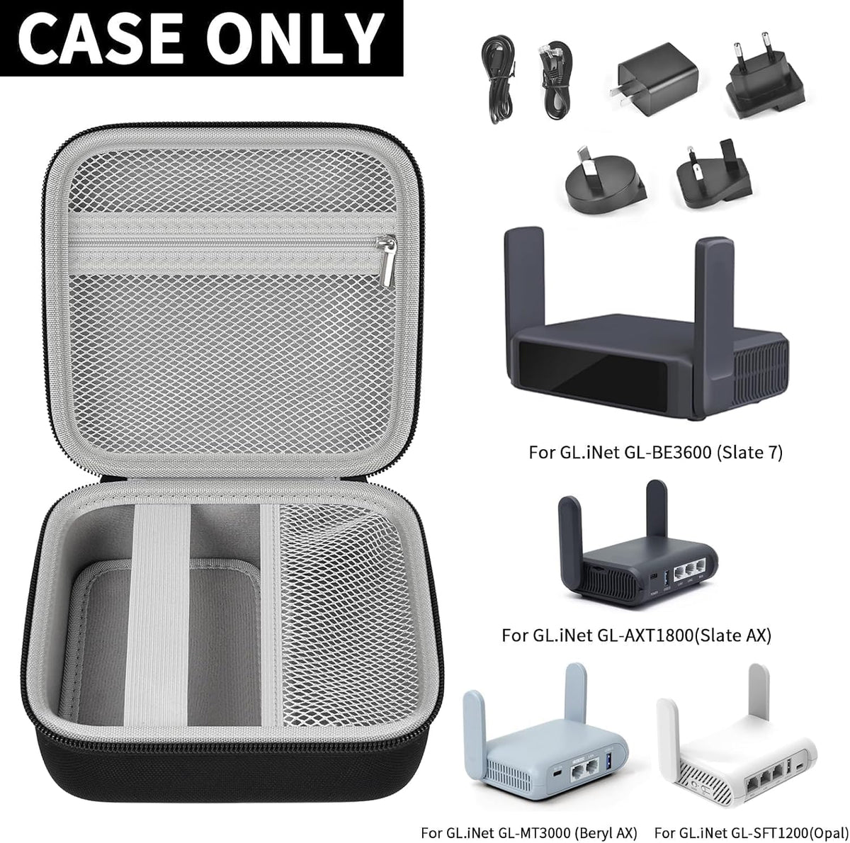 Case for GL-BE3600/MT3600BE/SFT1200/MT3000 for GLiNet Slate 7 Travel Router