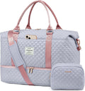 LOVEVOOK Travel Duffle Bag,Weekender Bags for Women with Shoe Compartment