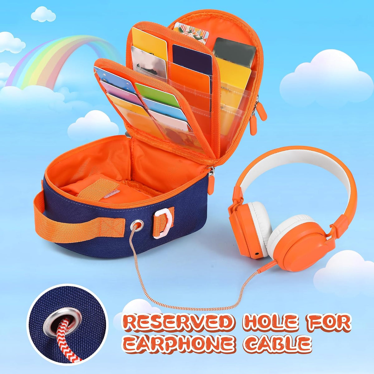 Carrying Case Fit for Yoto Mini (4th Gen/2024 Edition) Player & Headphone